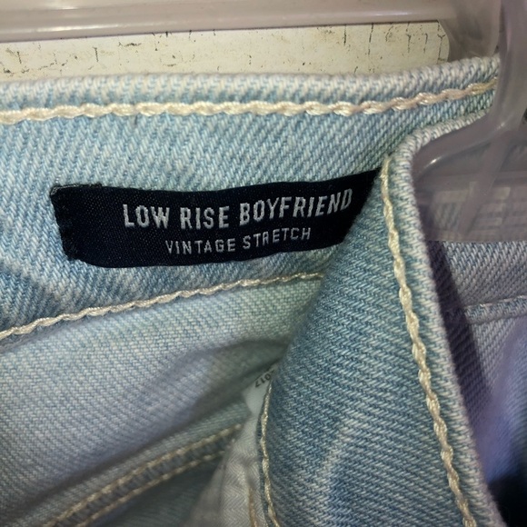 Hollister distressed boyfriend low rise vintage stretch jeans size 23W 25L​​​ - Picture 7 of 8